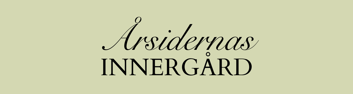 Trädgården i Kockska huset Årstidernas innergård rösteria