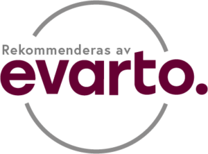 Rekommenderas av Evarto